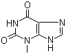 CAS # 1076-22-8, 2,6-Dihydroxy-3-methylpurine, 3-Methylxanthine, 3-Methyl-3,7-dihydro-1H-purine-2,6-dione