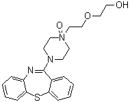 structure of CAS# 1076199-40-0, 喹硫平 N-氧化物