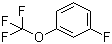 structure of CAS# 1077-01-6, 3-(Trifluoromethoxy)fluorobenzene