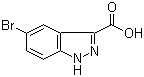 structure of CAS# 1077-94-7, 5-溴吲唑-3-甲酸