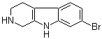 structure of CAS# 108061-47-8, 7-Bromo-2,3,4,9-tetrahydro-1H-pyrido[3,4-b]indole