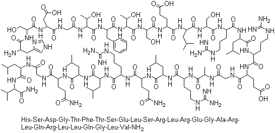 structure of CAS# 108153-74-8, Secretin (human)