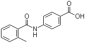 CAS 登录号：108166-22-9, 4-(2-甲基苯甲酰胺基)苯甲酸