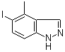 structure of CAS# 1082040-12-7, 5-碘-4-甲基-1H-吲唑