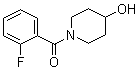 CAS 登录号：1082804-68-9, (2-氟苯基)(4-羟基-1-哌啶基)甲酮