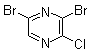 structure of CAS# 1082843-70-6, 3,5-Dibromo-2-chloropyrazine
