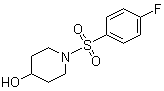structure of CAS# 1082928-80-0, 1-[(4-Fluorophenyl)sulfonyl]-4-piperidinol