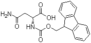 structure of CAS# 108321-39-7, Fmoc-D-Asparagine