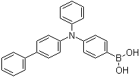 structure of CAS# 1084334-86-0, B-[4-(联苯-4-基苯基氨基)苯基]硼酸