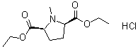 CAS # 1087724-64-8, (2R,5S)-rel-1-Methyl-2,5-pyrrolidinedicarboxylic acid 2,5-diethyl ester hydrochloride (1:1)