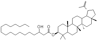 CAS # 108885-61-6, Lupeol beta-hydroxyoctadecanoate, (3beta)-Lup-20(29)-en-3-ol 3-(3-hydroxyoctadecanoate)