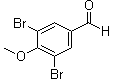 structure of CAS# 108940-96-1, 3,5-二溴-4-甲氧基苯甲醛