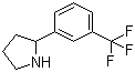 structure of CAS# 109086-17-1, 2-(3-三氟甲基苯基)吡咯烷