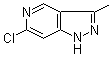 structure of CAS# 1092062-74-2, 6-氯-3-甲基-1H-吡唑并[4,3-c]吡啶