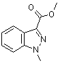 structure of CAS# 109216-60-6, 1-Methyl-1H-Indazole-3-carboxylic acid methyl ester