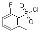 structure of CAS# 1092350-02-1, 2-氟-6-甲基苯磺酰氯