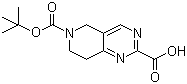 structure of CAS# 1092352-58-3, 7,8-二氢吡啶并[4,3-d]嘧啶-2,6(5H)-二甲酸 6-叔丁酯