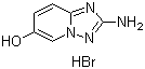structure of CAS# 1092394-16-5, 2-氨基-[1,2,4]三唑并[1,5-a]吡啶-6-醇氢溴酸盐