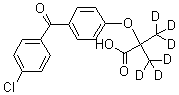 CAS 登录号：1092484-69-9, 六氘代非诺贝酸