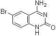 structure of CAS# 1093201-96-7, 4-氨基-6-溴-2(1H)-喹唑啉酮