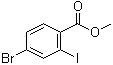 structure of CAS# 1093418-75-7, 4-Bromo-2-iodobenzoic acid methyl ester