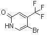 structure of CAS# 109919-32-6, 5-Bromo-4-(trifluoromethyl)-2(1H)-pyridinone