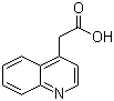 structure of CAS# 109922-57-8, 喹啉-4-乙酸