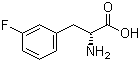 structure of CAS# 110117-84-5, D-3-氟苯丙氨酸