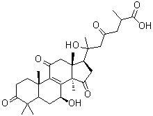 CAS # 110241-19-5, Ganoderic acid N, (7beta,20xi)-7,20-Dihydroxy-3,11,15,23-tetraoxo-lanost-8-en-26-oic acid