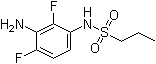 structure of CAS# 1103234-57-6, N-(3-Amino-2,4-difluorophenyl)propanesulfonamide