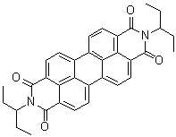 structure of CAS# 110590-81-3, 2,9-Bis(1-ethylpropyl)anthra[2,1,9-def:6,5,10-d'e'f']diisoquinoline-1,3,8,10(2H,9H)-tetrone