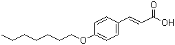 CAS # 110683-38-0, 4-(Heptyloxy)cinnamic acid, 3-[4-(Heptyloxy)phenyl]-2-propenoic acid