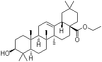 CAS # 110700-49-7, Ethyl oleanolate, Oleanolic acid ethyl ester, Ethyl (3beta)-3-hydroxyolean-12-en-28-oate