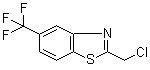 structure of CAS# 110704-50-2, 5-(三氟甲基)-2-(氯甲基)苯并噻唑