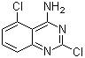 structure of CAS# 1107695-06-6, 2,5-二氯-4-喹唑啉胺