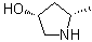 structure of CAS# 1108234-23-6, (3R,5S)-5-Methylpyrrolidin-3-ol