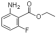 structure of CAS# 1108668-11-6, 2-氨基-6-氟苯甲酸乙酯