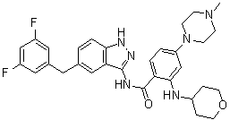 structure of CAS# 1108743-60-7, Entrectinib