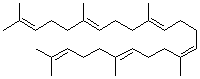 CAS # 111-02-4, (E,E,E,E)-Squalene, trans-Squalene, (all-E)-2,6,10,15,19,23-Hexamethyl-2,6,10,14,18,22-tetracosahexaene