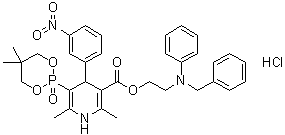 structure of CAS# 111011-53-1, 依福地平盐酸盐
