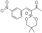 CAS # 111011-78-0, 3-(5,5-Dimethyl-2-oxido-1,3,2-dioxaphosphorinan-2-yl)-4-(3-nitrophenyl)-3-buten-2-one