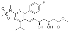 structure of CAS# 1112048-62-0, Rosuvastatin (3S,5R)-Isomer Methyl Ester