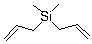 structure of CAS# 1113-12-8, Diallyldimethylsilane