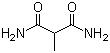 structure of CAS# 1113-63-9, 2-甲基丙二酰胺