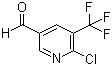 structure of CAS# 1113049-90-3, 6-氯-5-(三氟甲基)吡啶-3-甲醛