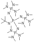 CAS # 111324-04-0, tert-Butyl tris[tris(dimethylamino)phosphoranylidene]phosphorimidic triamide, P4-tert-Butyl, Phosphazene base P4-tert-butyl, Schwesinger P4 base