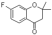 structure of CAS# 111477-98-6, 7-氟-2,3-二氢-2,2-二甲基-4H-1-苯并吡喃-4-酮