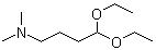 structure of CAS# 1116-77-4, 4,4-Diethoxy-N,N-dimethyl-1-butanamine