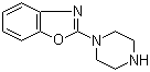 structure of CAS# 111628-39-8, 2-Piperazino-1,3-benzoxazole