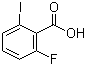 structure of CAS# 111771-08-5, 2-氟-6-碘苯甲酸